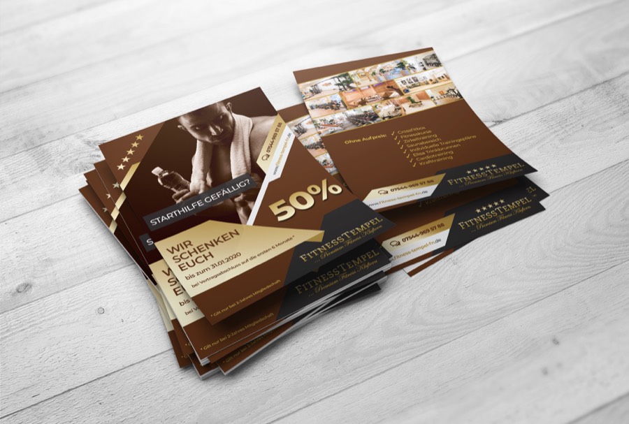 Fitness Tempel – Referenzprojekt von Werbedesign Haug