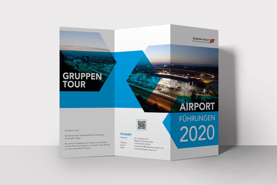 Flughafen Friedrichshafen – Referenzprojekt von Werbedesign Haug