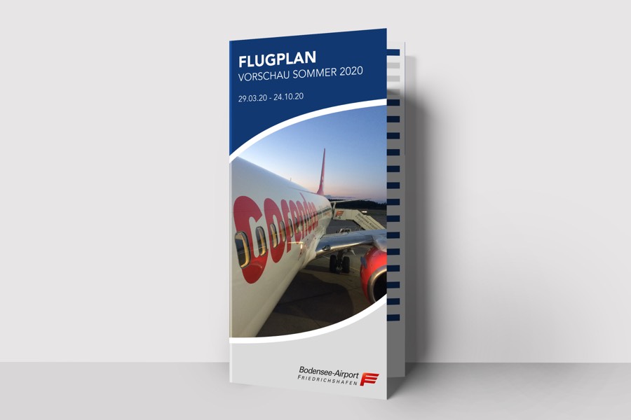 Flughafen Friedrichshafen – Referenzprojekt von Werbedesign Haug