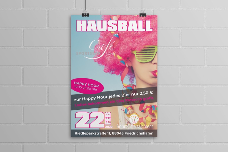 Hausball – Referenzprojekt von Werbedesign Haug