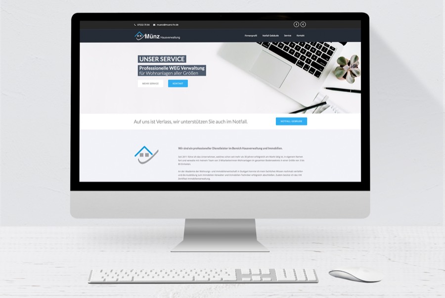 Münz – Referenzprojekt von Werbedesign Haug