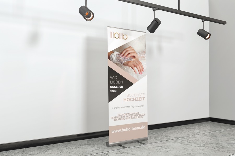 Roll-up Banner – Referenzprojekt von Werbedesign Haug